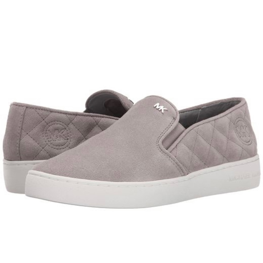 Micheal Kors Keaton Quilted Slip-on in Gray